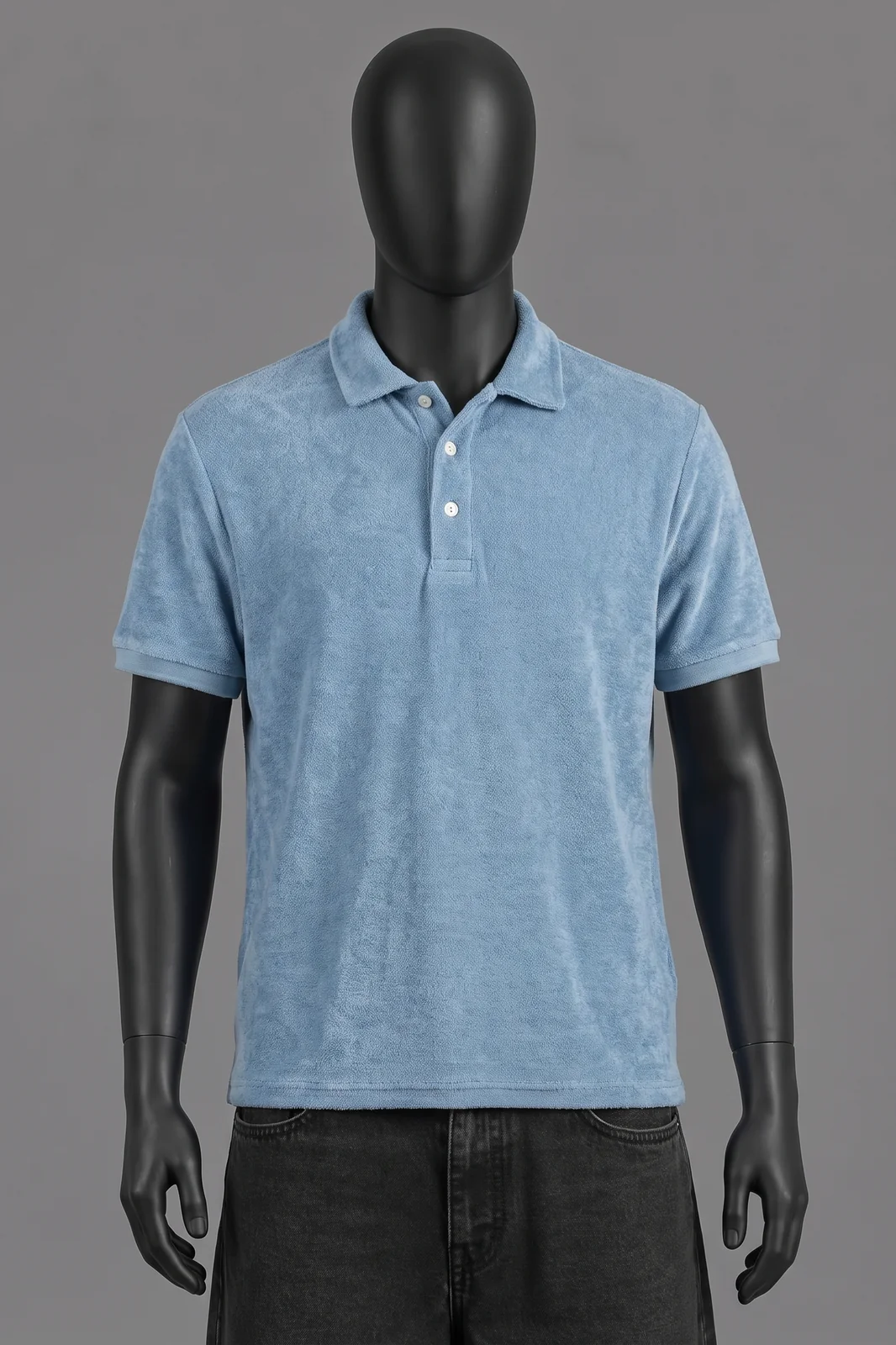 Mr Marvis, Terry Polo Shirt Blue, hellblau, Größe L, Sehr gut