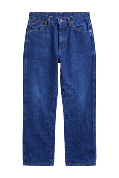 Wrangler, Cowboy Cut 936, Dunkelblau (Prewashed Denim), Straight Fit, Lederpatch, Größe 31 X 30, Sehr gut