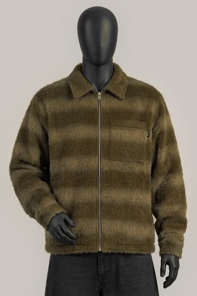 Peso, Flannel Shacket, Oliv/Khaki Karo, Sherpa/Teddy-Fleece, Größe M, Größe M, Sehr gut